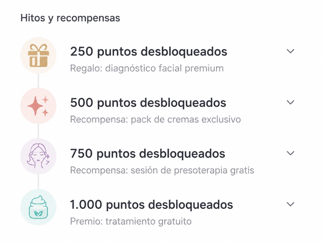 Hitos y recompensas