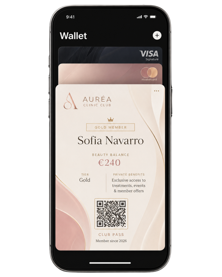 Membership Pass de Voone en el Wallet